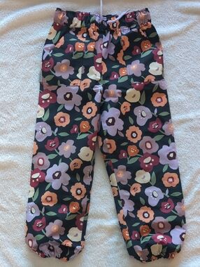 Jan & Jul Splash Rain Pants With Multicolor Flowers